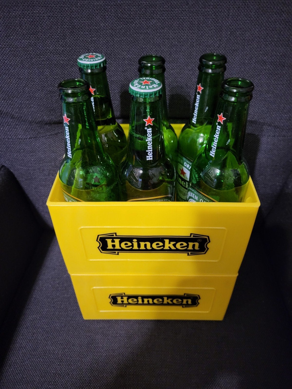8 Super mooie Heineken kratjes, Verzenden, Gebruikt