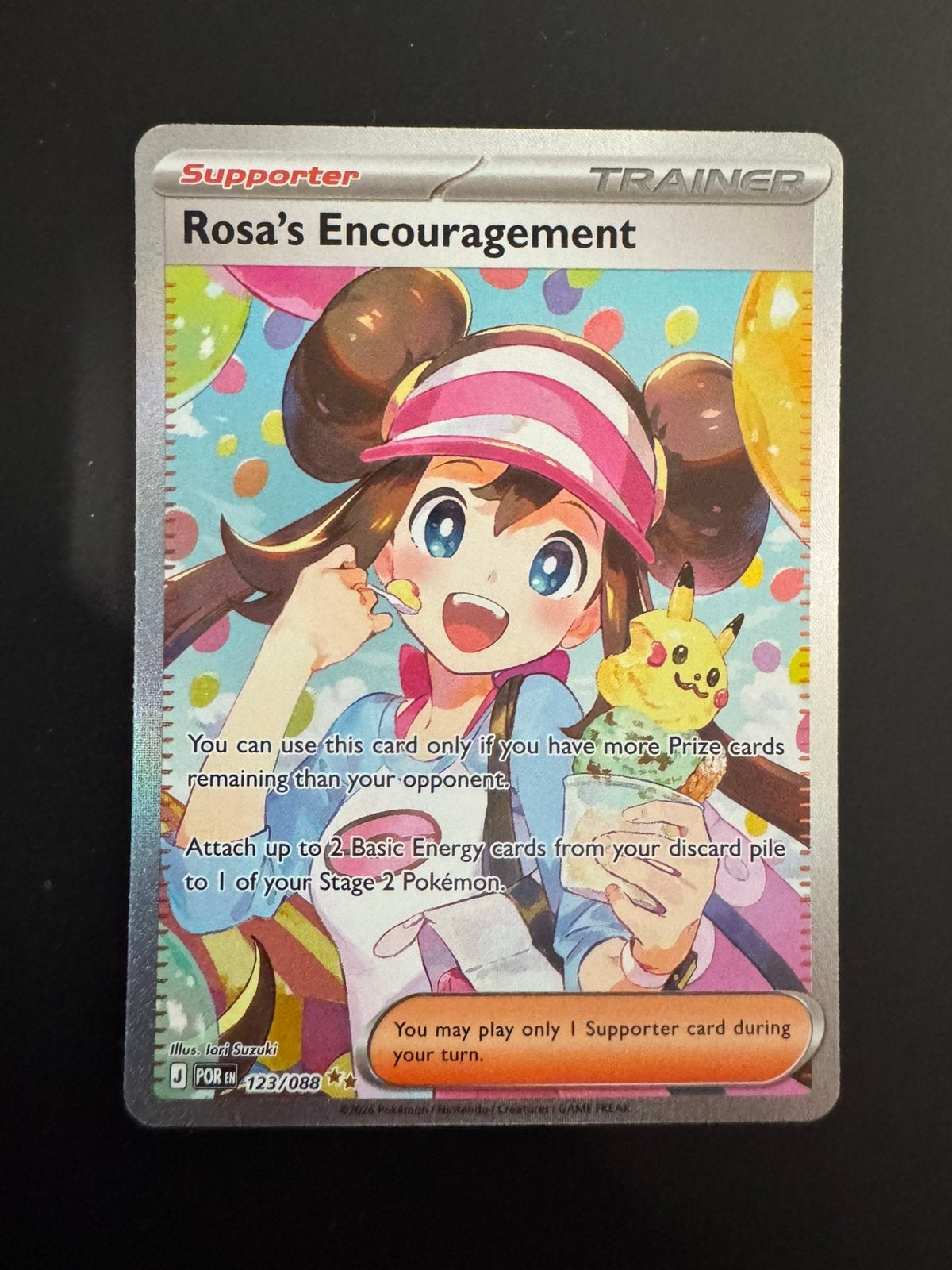 Rosa’s encouragement 123/088 Perfect order, Hobby en Vrije tijd, Verzamelkaartspellen | Pokémon, Zo goed als nieuw, Ophalen of Verzenden