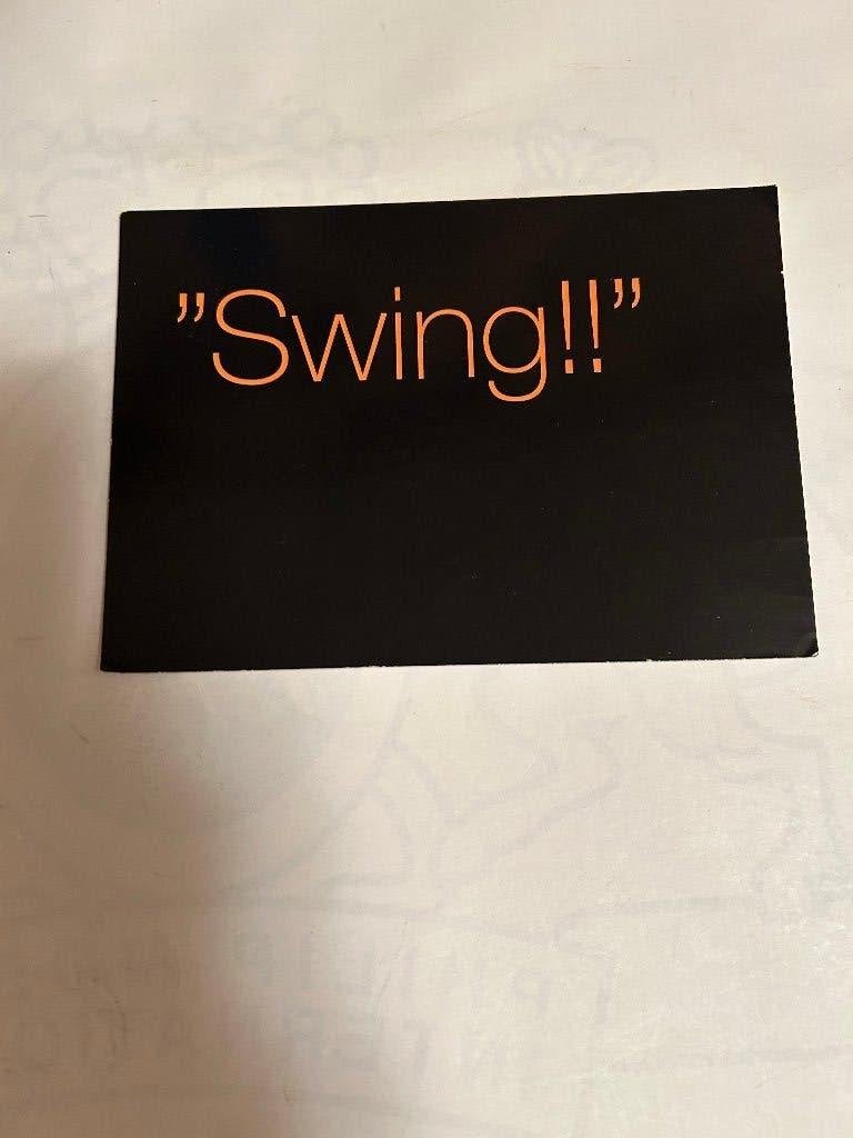 "Swing", Ophalen of Verzenden, Ongelopen, Overige thema's
