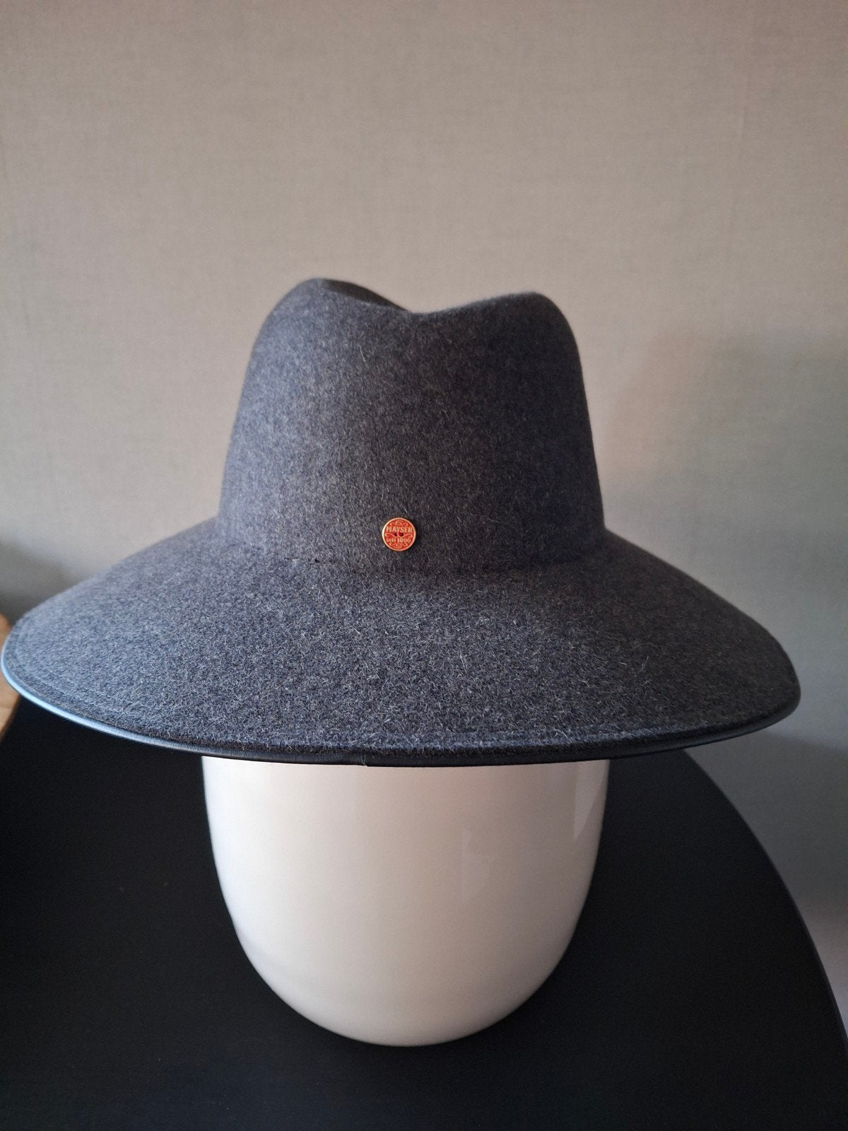 Mayser cowboy hoed- Antraciet grijs- Maat M, Mayser, Ophalen, Zo goed als nieuw, Pet