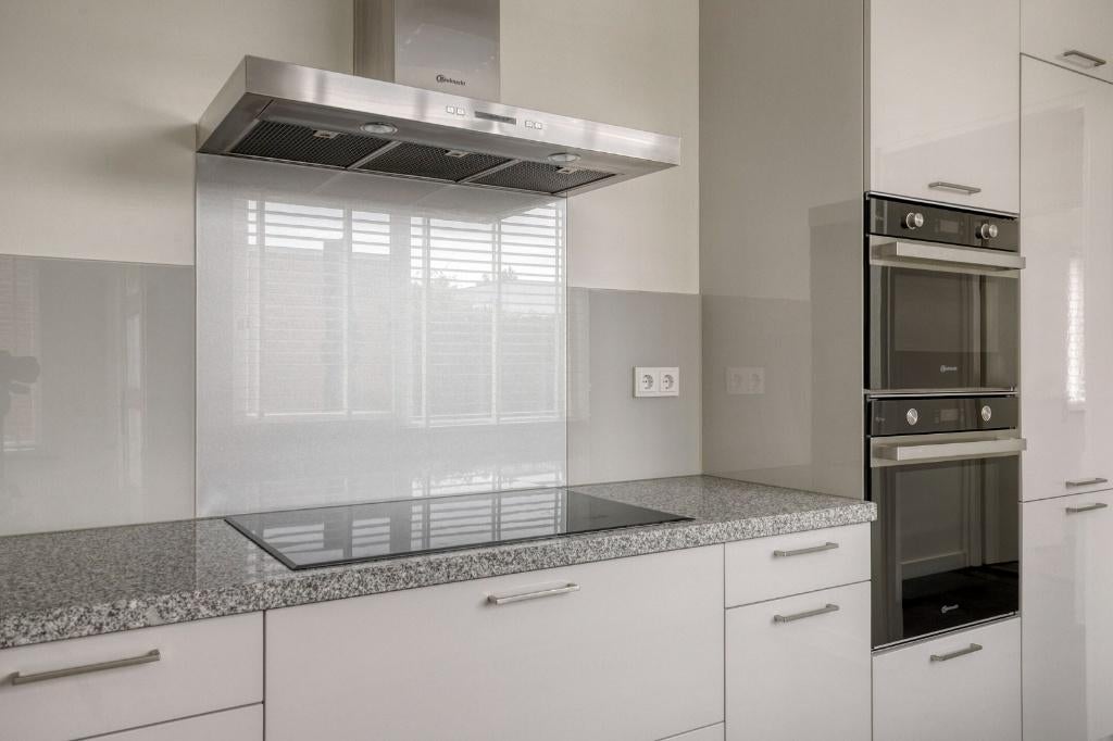 moderne design hoekkeuken – wit hoogglans GEDEMONTEERD, Wit, Hoekkeuken, Graniet of Steen, Ophalen of Verzenden