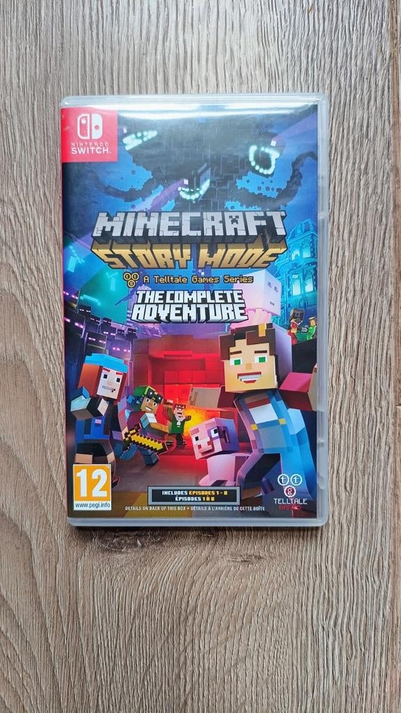 Minecraft Story Mode - Switch versie, Spelcomputers en Games, Games | Nintendo Switch, Zo goed als nieuw, Overige genres, 1 speler