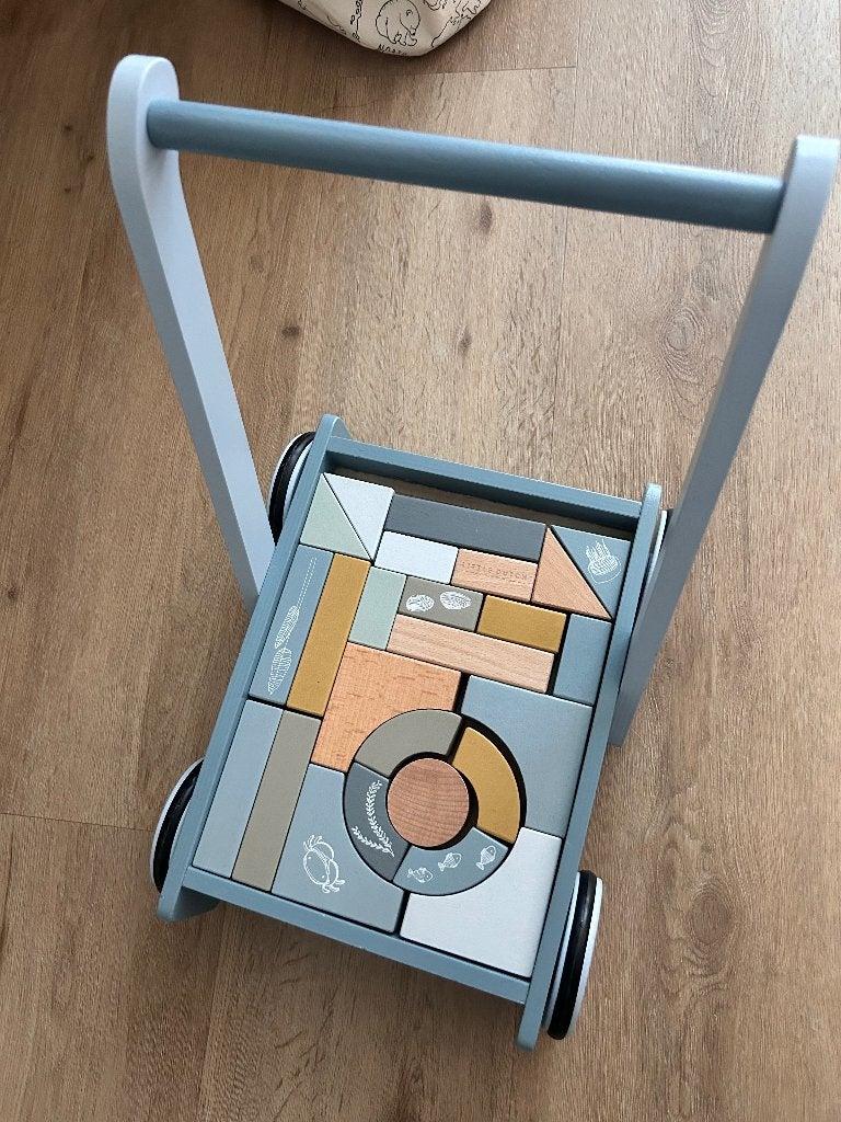 Little dutch block walker, Ophalen, Zo goed als nieuw, Rij- of Hobbelspeelgoed