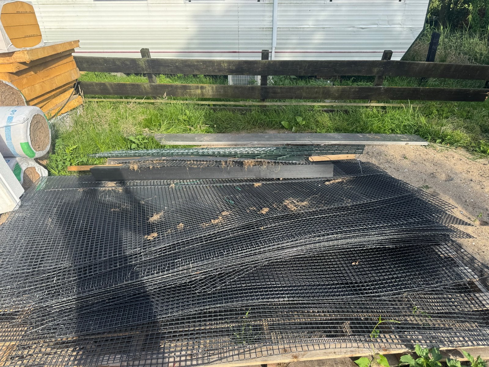 Gebruikt gaashekwerk - Ideaal voor tuin of erf, Ophalen of Verzenden, Gebruikt, IJzer, Gaashekwerk