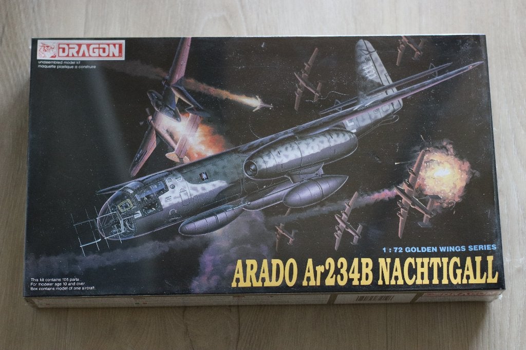 Arado Ar234B Nachtigall Dragon 1/72, Overige merken, 1:72 tot 1:144, Nieuw, Ophalen of Verzenden