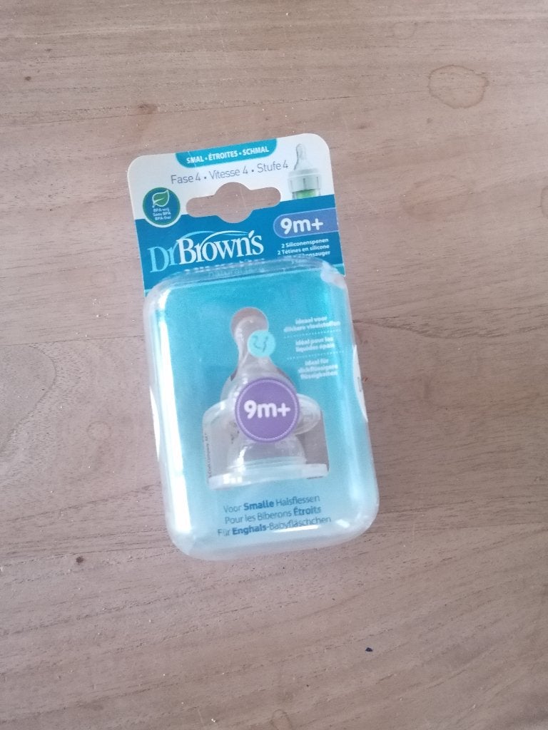 Dr Brown's spenen Fase 4 (nieuw), Overige typen, Ophalen of Verzenden, BPA-vrij, Nieuw