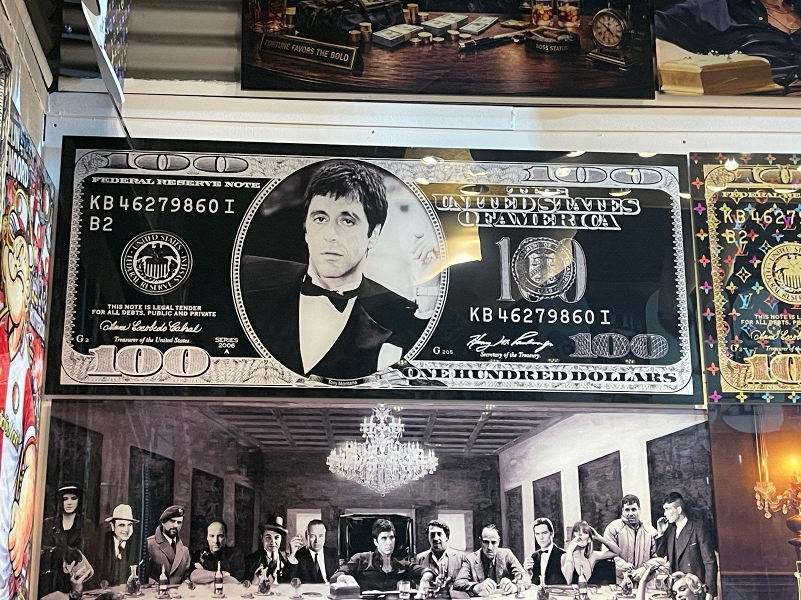 Plexiglas kunstwerk Tony Montana 120x50 cm, Ophalen of Verzenden