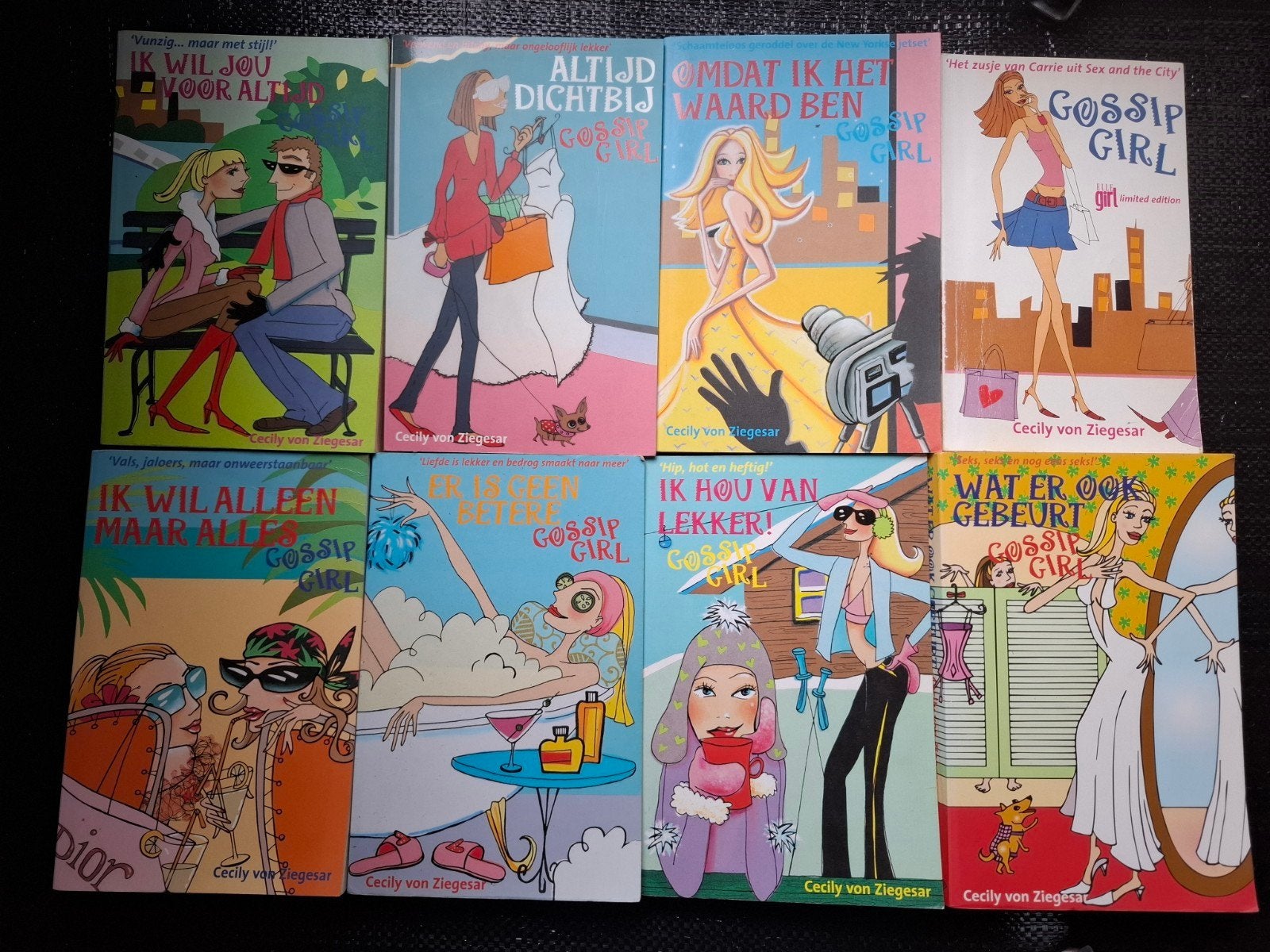 Gossip Girl boekenreeks van Cecily von Ziegesar (8 boeken), Ophalen of Verzenden