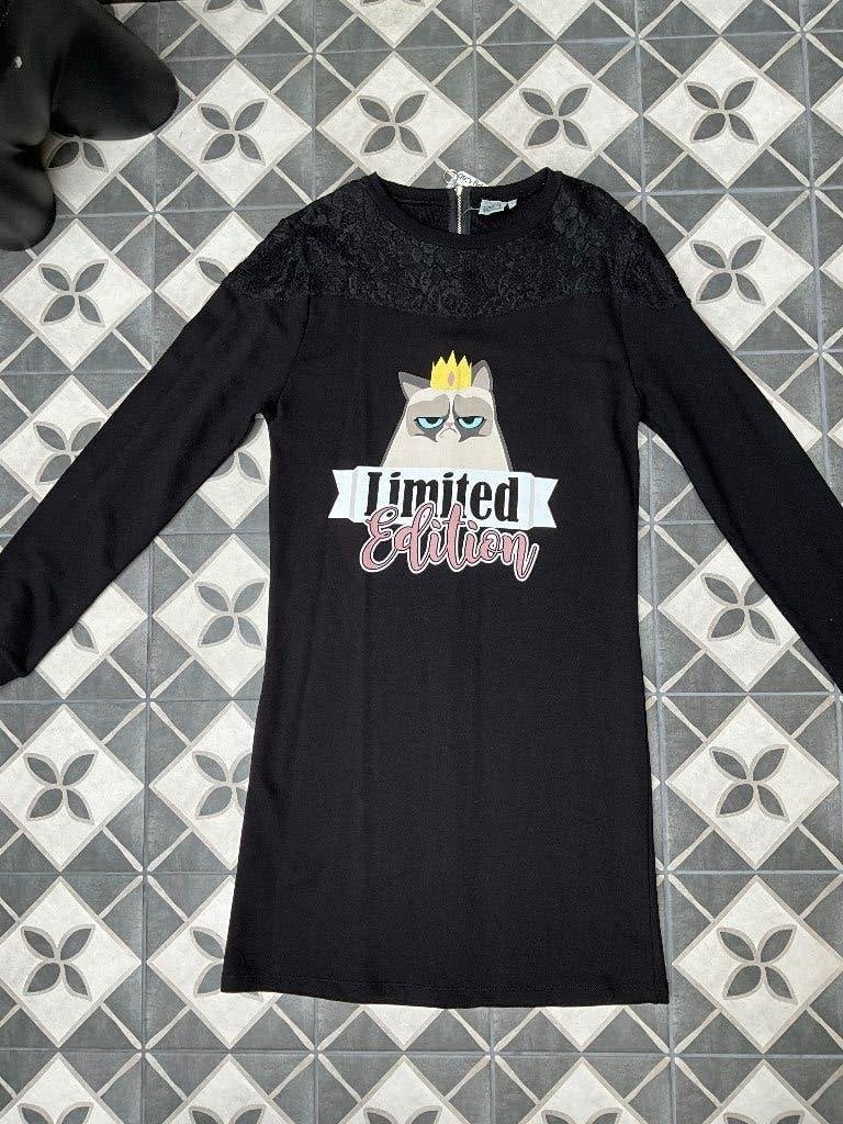 Grumpy cat dress/jurk limited edition maat S NIEUW, Maat 38/40 (M), Nieuw, Ophalen of Verzenden, Grumpy cat dress/jurk limited edition maat S NIEUW