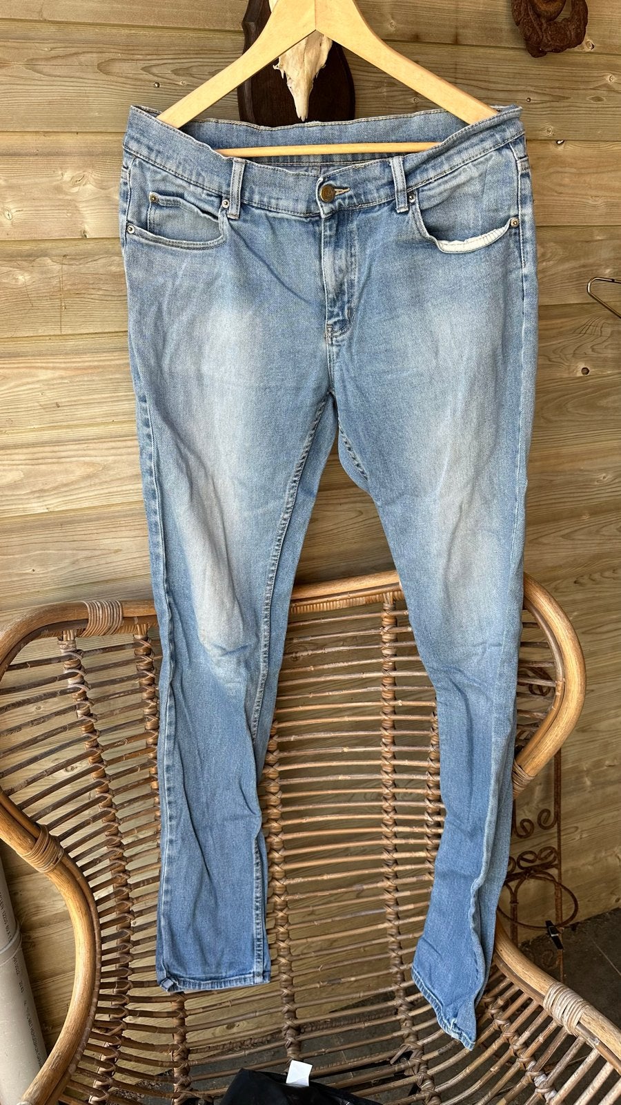 Cheap Monday jeans W32/L36, Ophalen of Verzenden, Gedragen, Blauw, W32 (confectie 46) of kleiner