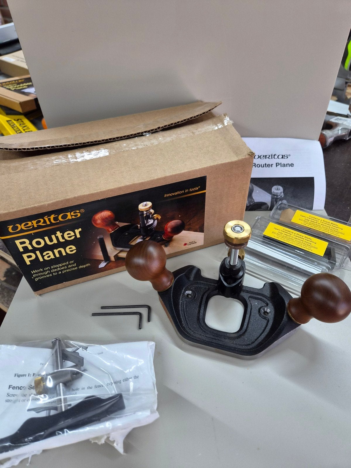 Veritas Router Plane - Nieuw in doos, Ophalen of Verzenden, Nieuw, Overige typen, Overige merken