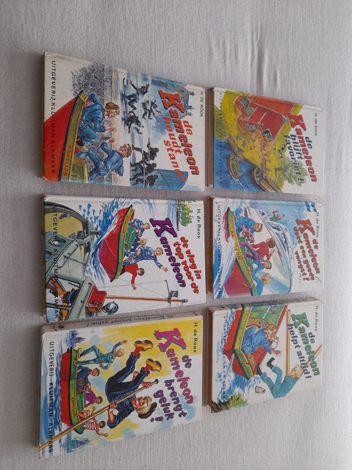 De Kameleon Boeken - H. de Roos (6 stuks), Ophalen of Verzenden, Gelezen, H. de Roos, Fictie algemeen