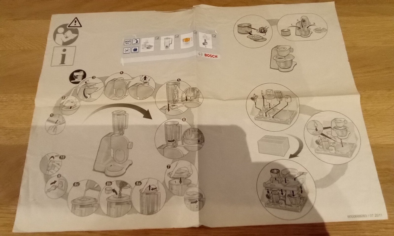 Bosch Mum54240/02 ... compleet...weinig gebruikt, Ophalen of Verzenden, Zo goed als nieuw, 3 snelheden of meer