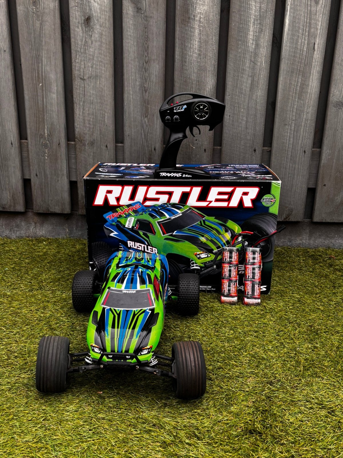 Traxxas Rustler 2Wd, Gebruikt, Auto onroad, RTR (Ready to Run), Ophalen