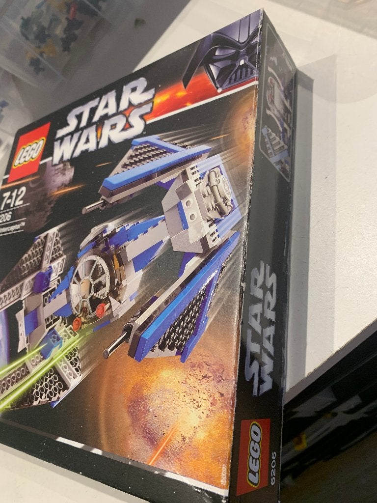 6206 TIE Interceptor, Star Wars, Lego, Ophalen of Verzenden, Zo goed als nieuw