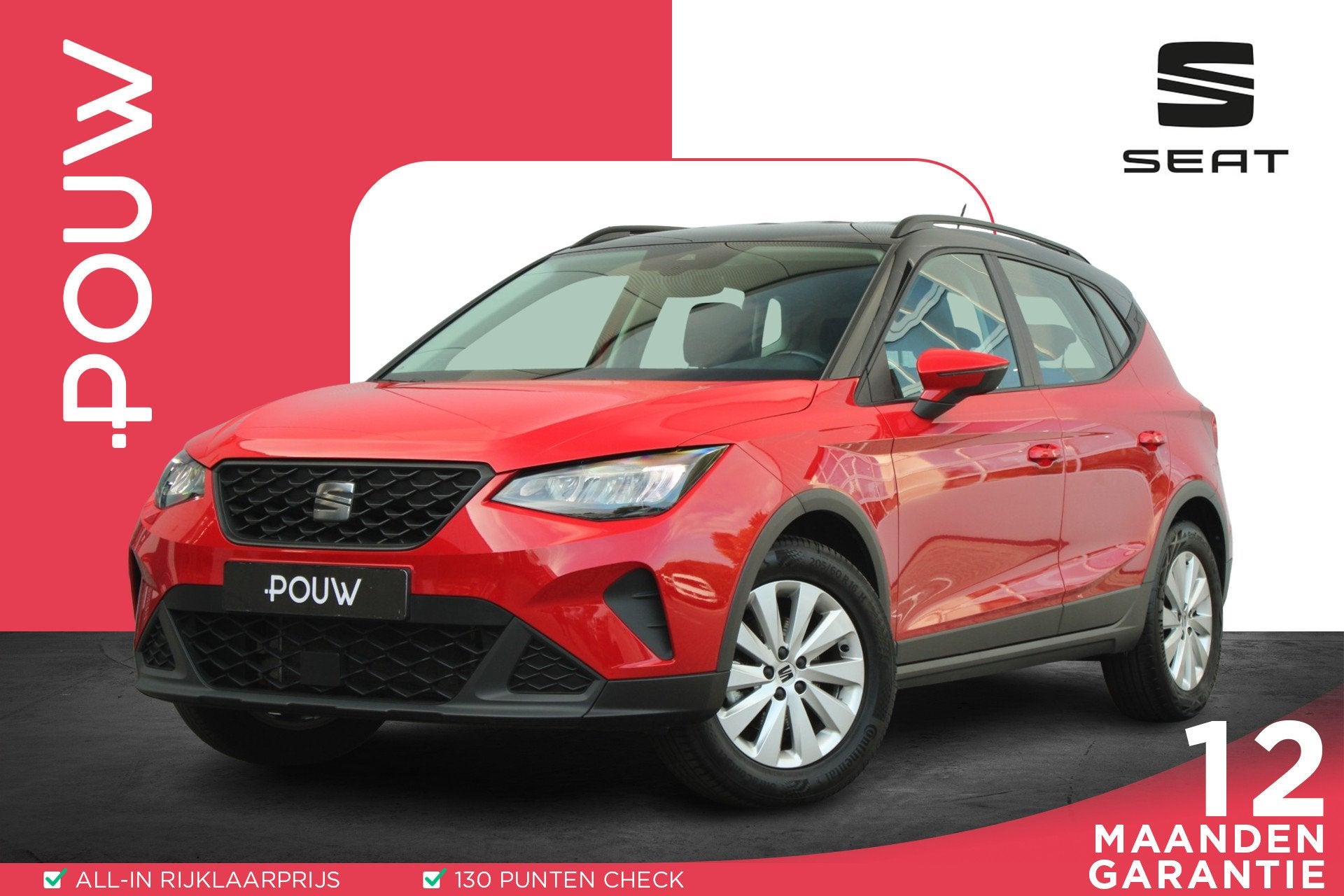 SEAT Arona 1.0 EcoTSI 95pk Style | DAB | Apple CarPlay/ Andr, Voorwielaandrijving, 12 maanden, Stof, Gebruikt