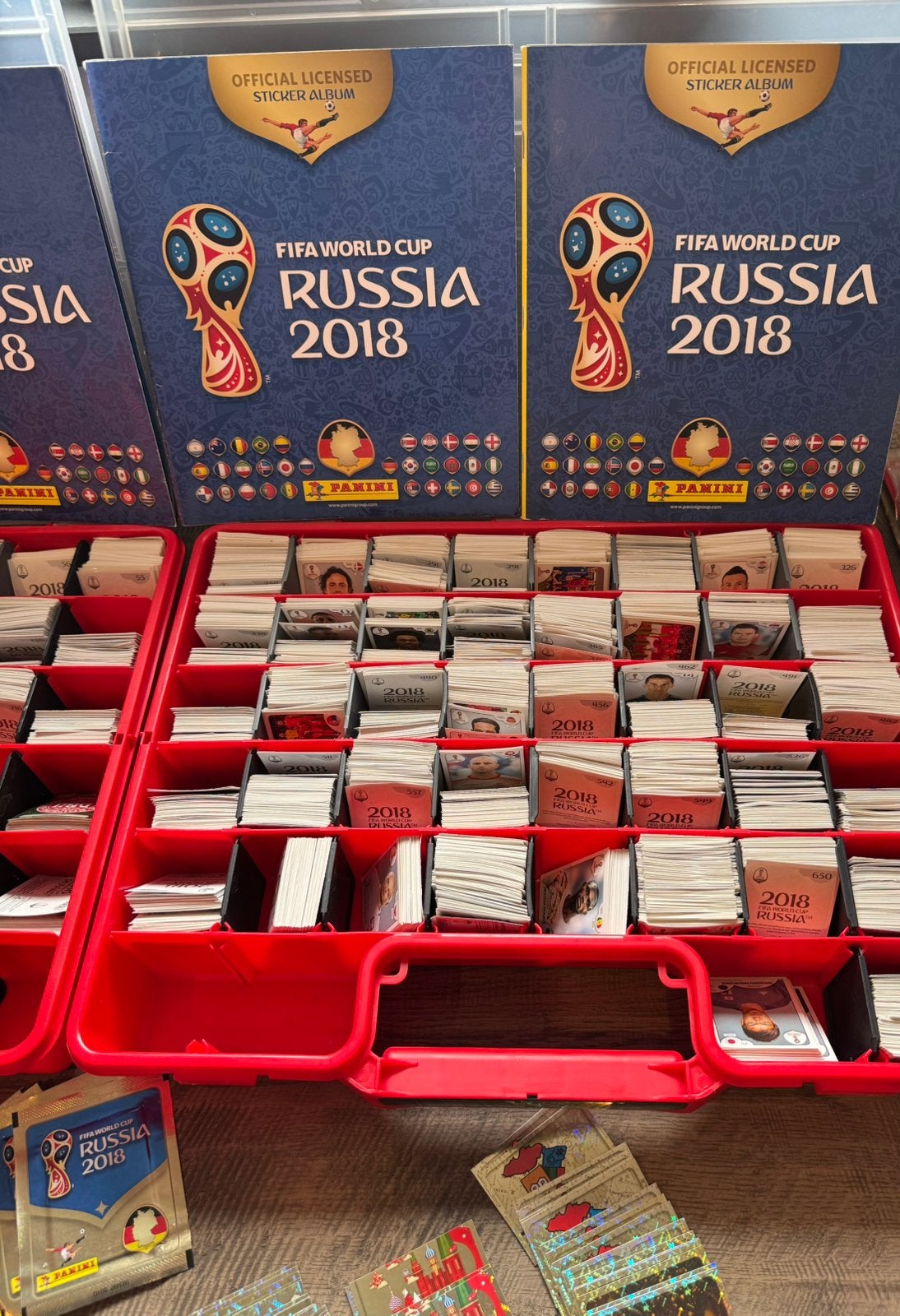 Panini Voetbal WK 2018 Stickers, Ophalen of Verzenden, Zo goed als nieuw, Meerdere stickers