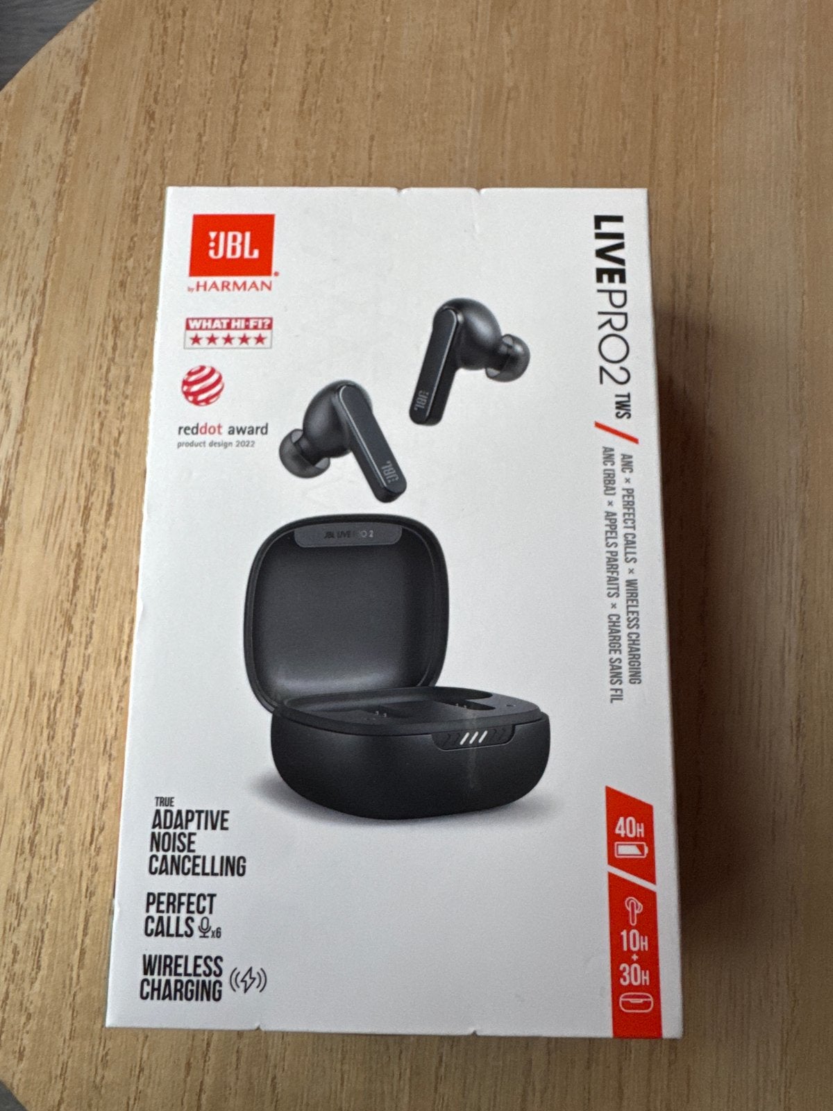 JBL Live Pro 2 TWS Draadloze Oordopjes - Zwart Als nieuw!, Telecommunicatie, Zwart, In gehoorgang (in-ear), Bluetooth, Ophalen of Verzenden