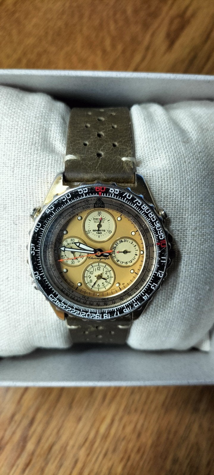 Seiko Flightmaster., Ophalen of Verzenden, Staal, Seiko