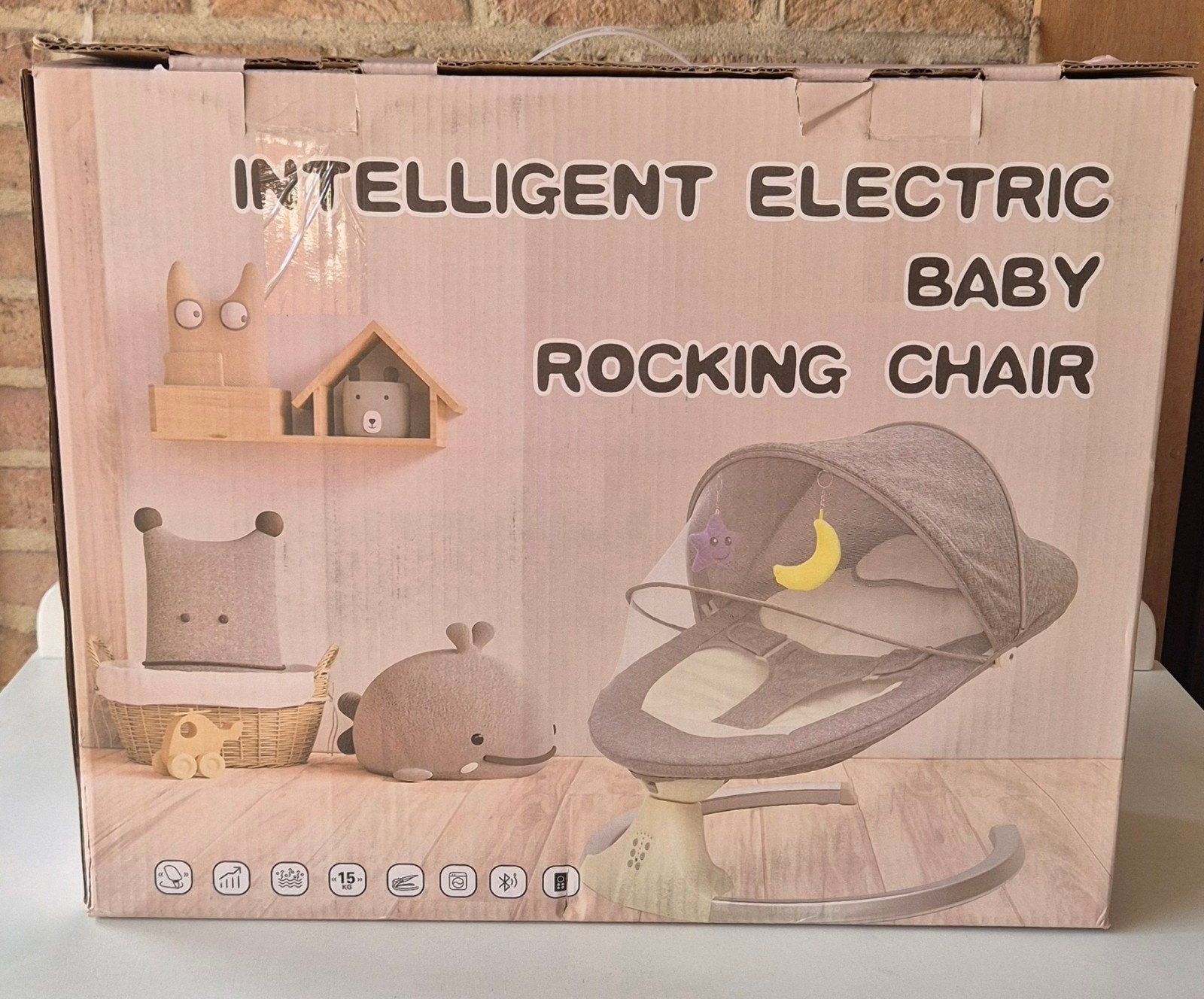 Intelligente Elektrische Baby Wieg / Schommelstoel, Kinderen en Baby's, Ophalen of Verzenden, Zo goed als nieuw, Wieg