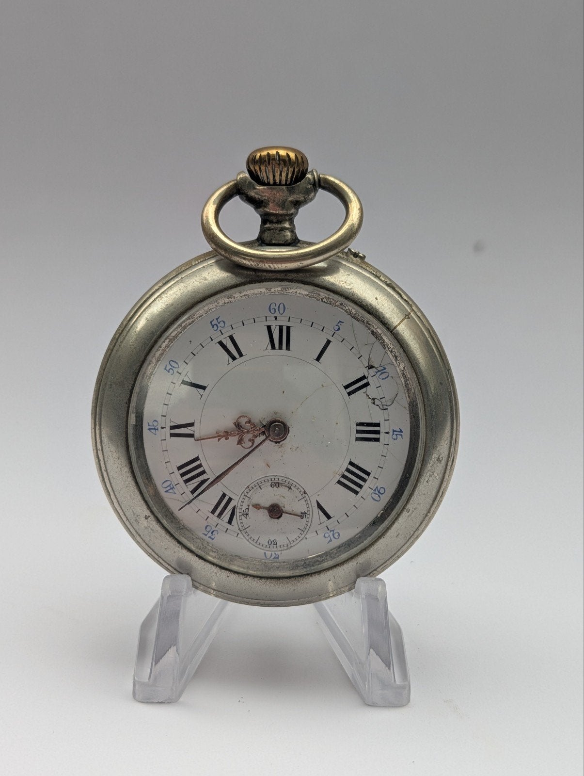 Antiek zakhorloge - loopt niet, Overige merken, Overige materialen, Zakhorloge, Verguld