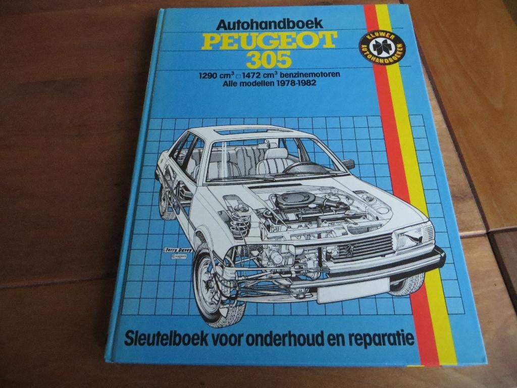 Kluwer Autohandboek vraagbaak Peugeot 305 benzine 1978-1982, Auto diversen, Ophalen of Verzenden