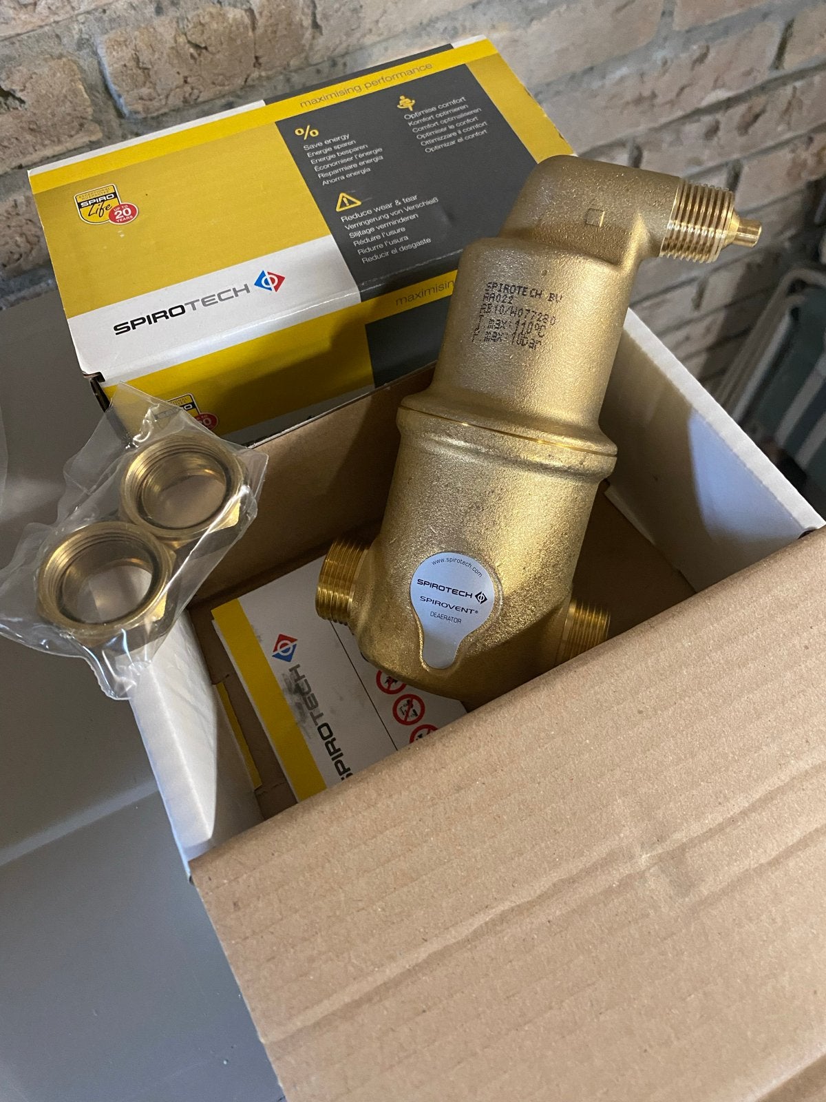 SpiroTech ontluchter, nieuw in doos., Ophalen, Minder dan 30 cm, Overige typen, Nieuw