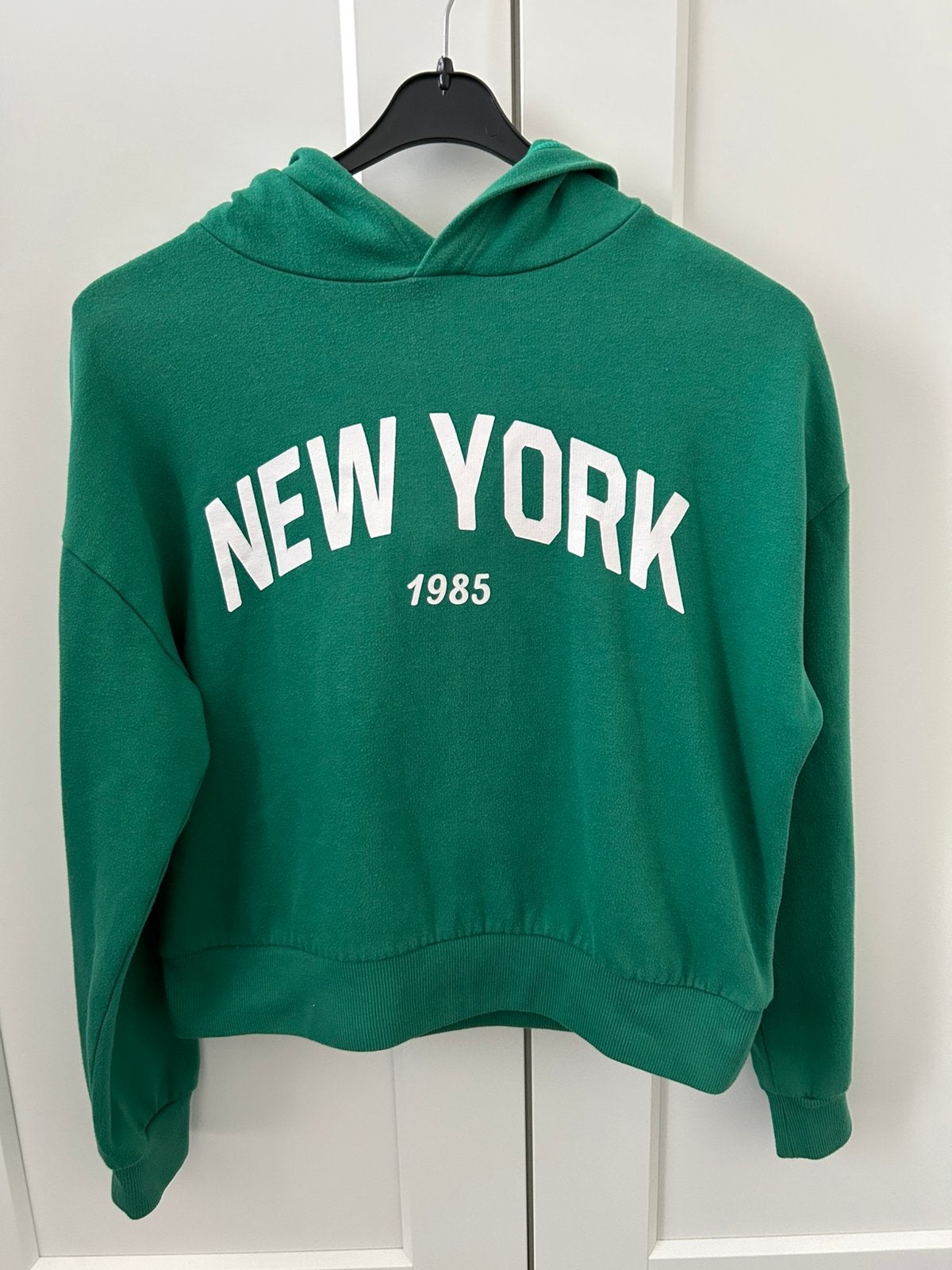 Hoody groen mt 164, Kinderen en Baby's, Kinderkleding | Maat 164, Ophalen of Verzenden, Zo goed als nieuw, Meisje, Trui of Vest