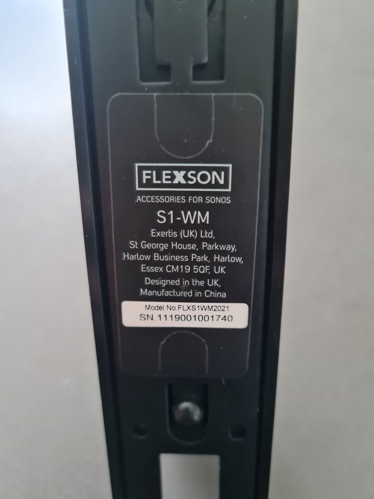 Foto 4 van Flexson S1-WM Muurbeugels voor Sonos PLAY:1 (2 stuks)
