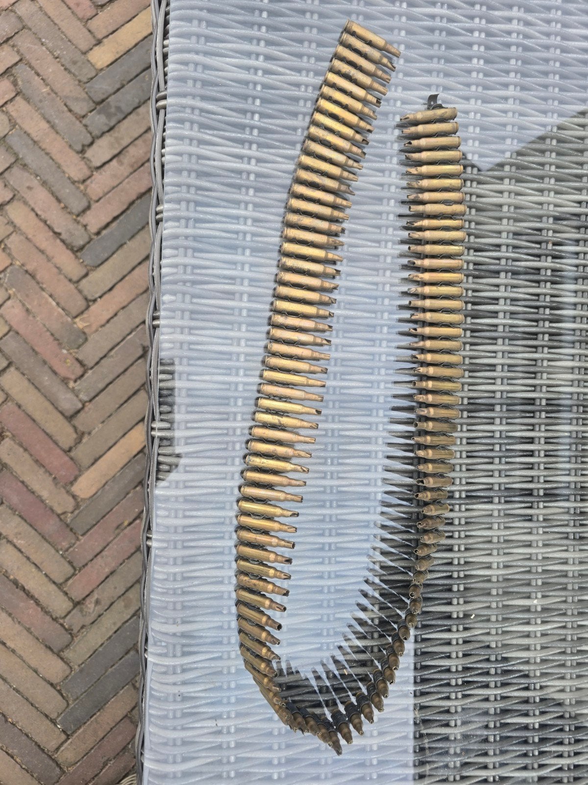 Munitieband met hulzen, Ophalen, Overige soorten, Overige gebieden, Hulzen of Bodemvondsten