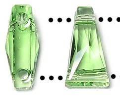 Swarovski 5181 Peridot 13 x 7mm 4 Stuk Keystone Bead, Ophalen of Verzenden, Nieuw, Kraal