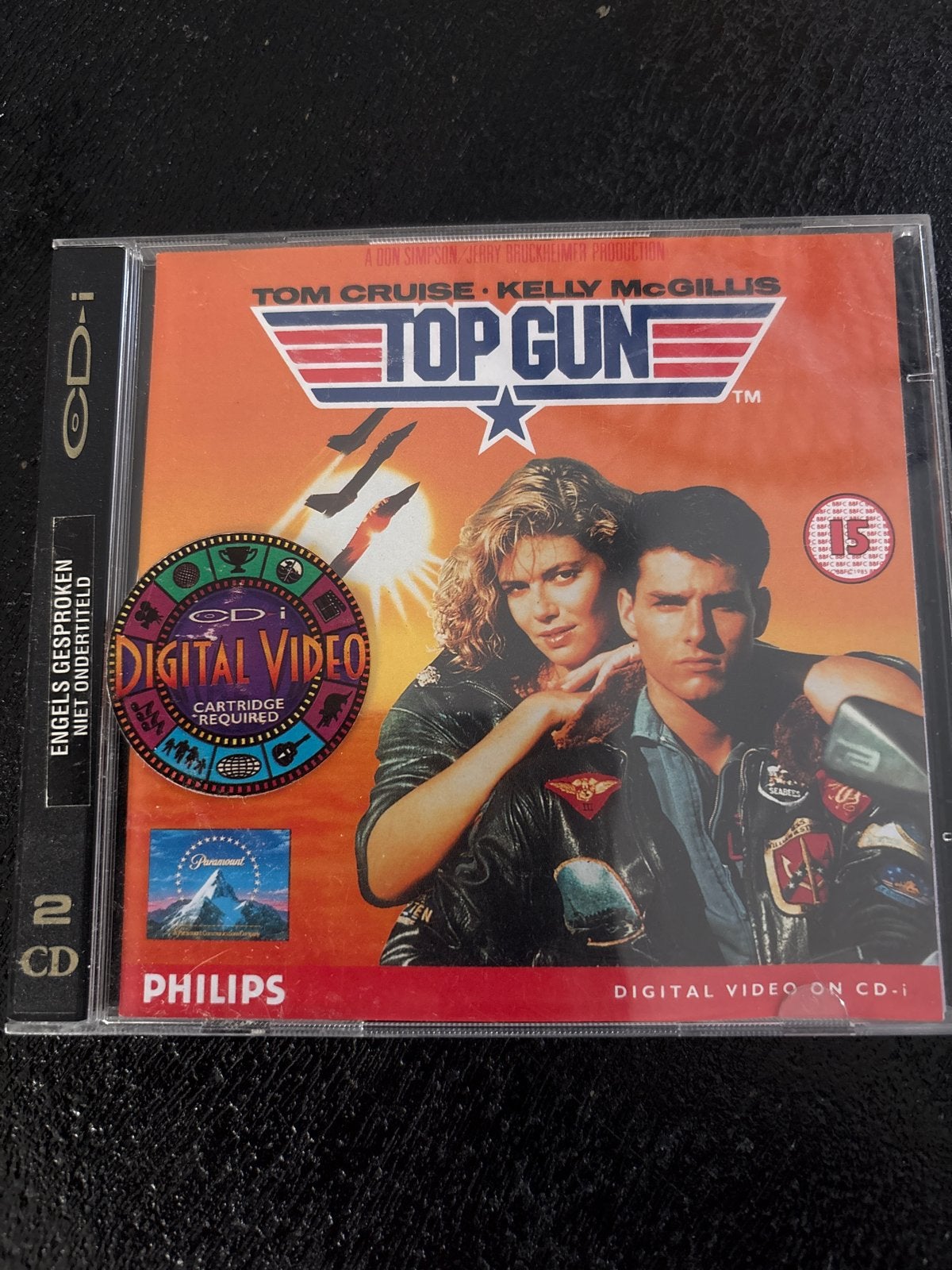 Top Gun - CD-i Digital Video (Philips), Engels, Vanaf 16 jaar, Ophalen of Verzenden, Zo goed als nieuw