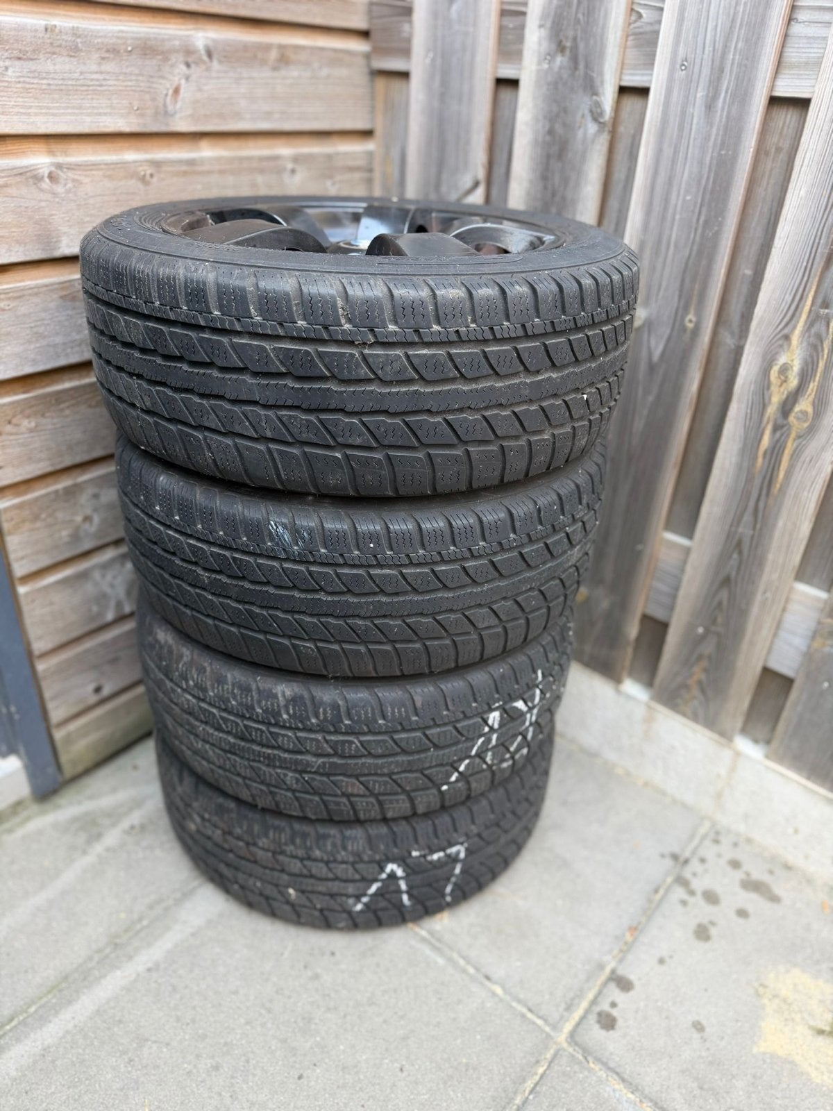 BMW Winterbanden met velgen 195/55 R16, Ophalen, Gebruikt