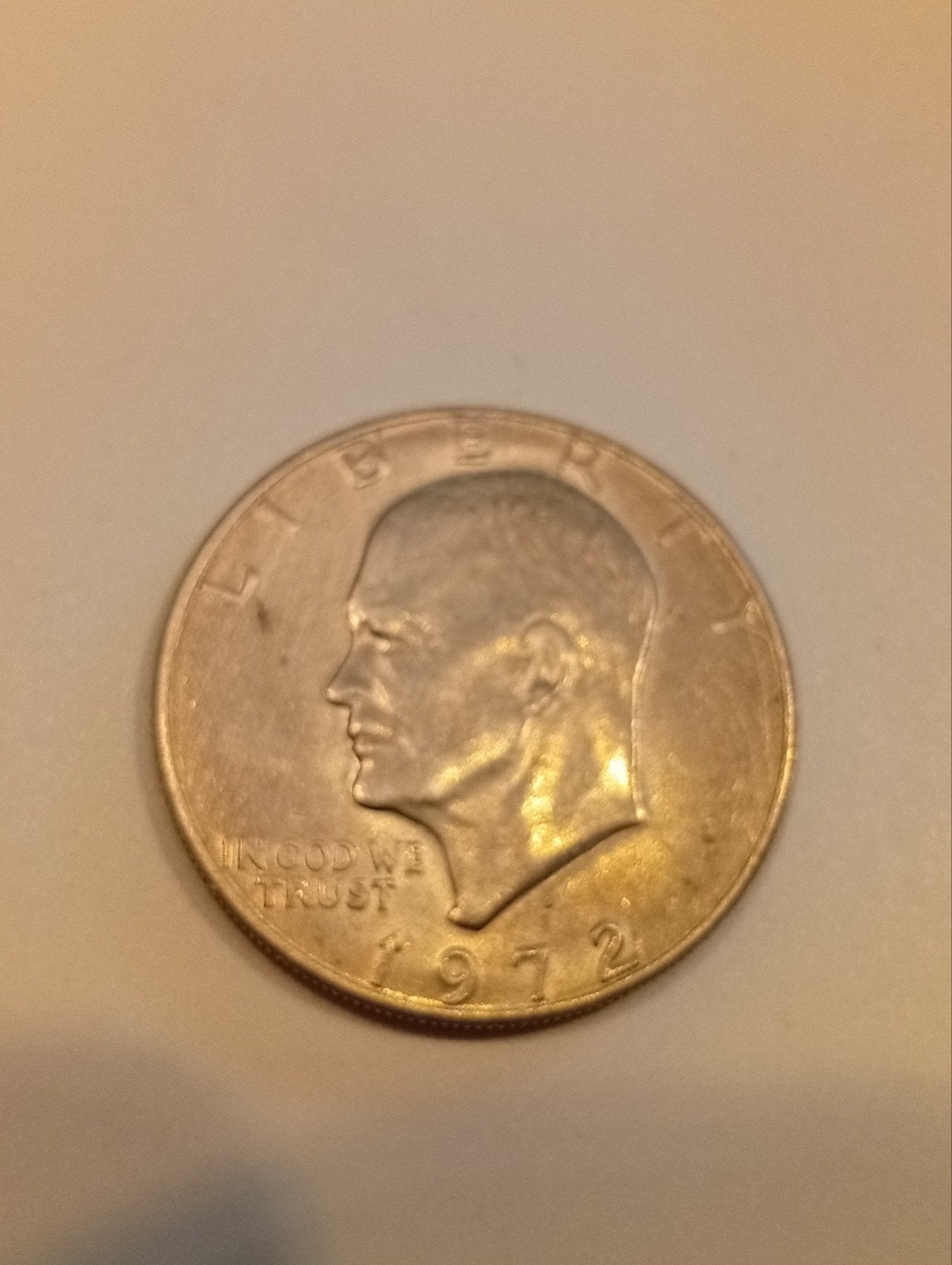 1972 Eisenhower Usa Dollar Munt  -  0.400 zilver gehalte, Ophalen of Verzenden, Noord-Amerika, Losse munt