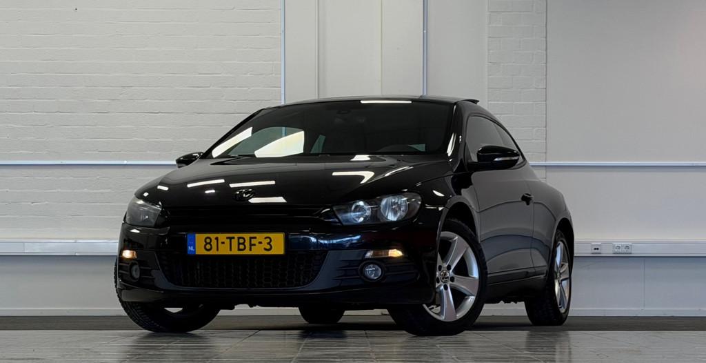 Volkswagen Scirocco 1.4 TSI Edition 3e Eigenaar Schuif/kante, Auto's, Euro 5, Stof, Gebruikt, Zwart