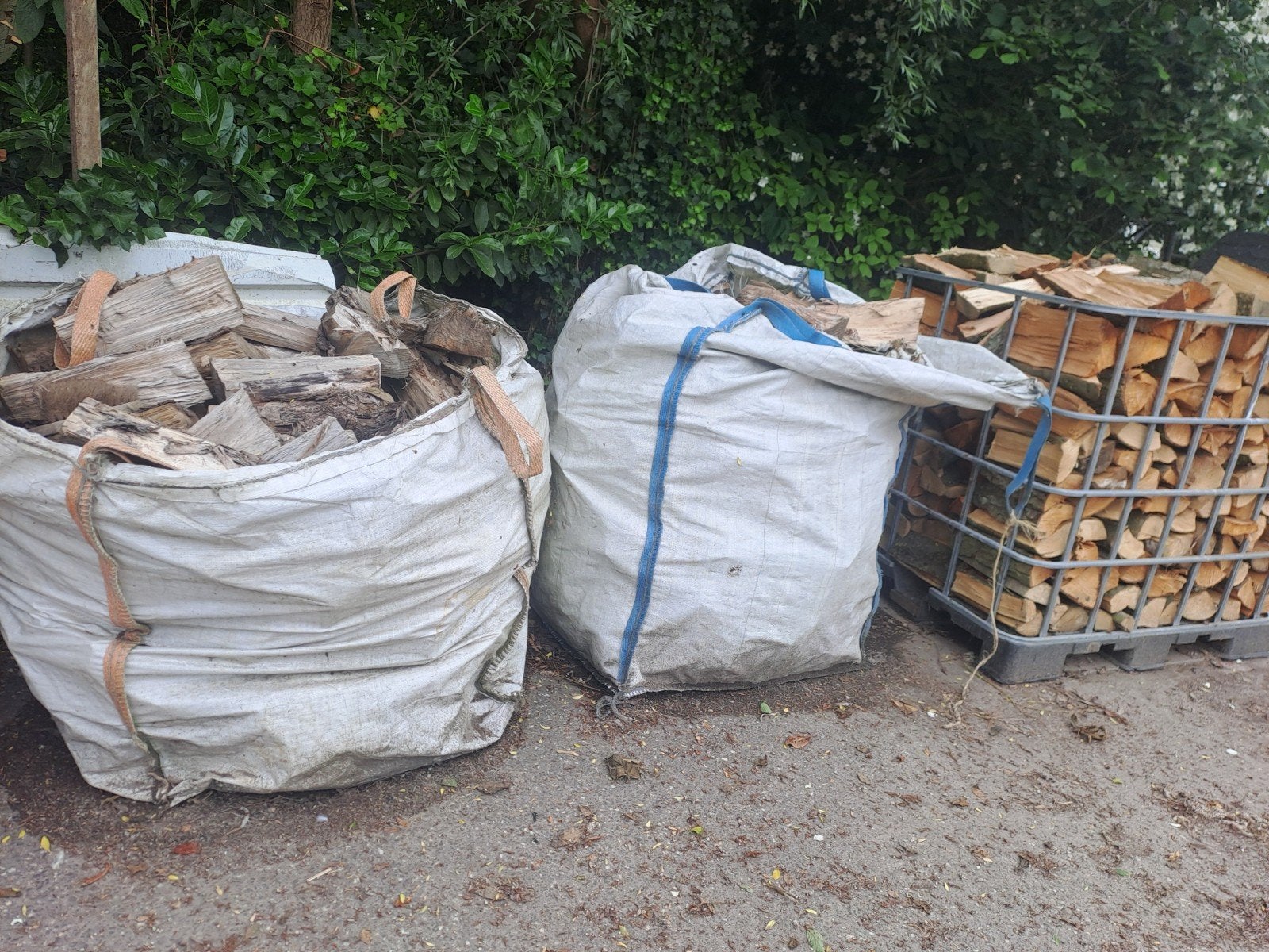Brandhout zelf afhalen - big bags of kleine n.o.t.k, Tuin en Terras, Haardhout, Minder dan 3 m³, Ophalen of Verzenden, Overige houtsoorten