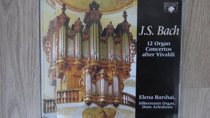 2cd J.S. Bach 12 organ concertos after Vivaldi Elena Barshai, Ophalen of Verzenden, Classicisme, Zo goed als nieuw, Kamermuziek