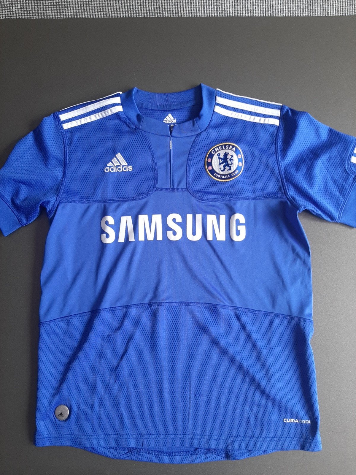 Chelsea FC Thuisshirt Adidas Samsung - Maat 164 (L), Adidas, Jongen of Meisje, Ophalen of Verzenden, Zo goed als nieuw
