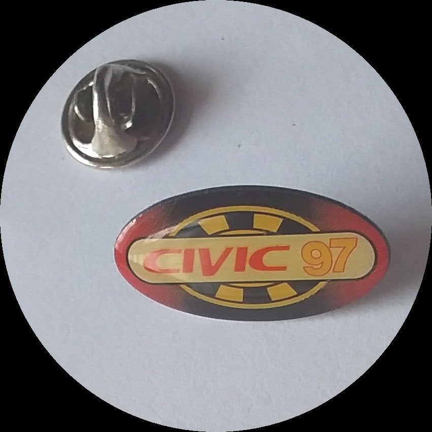 HONDA CIVIC ' 97 pin, Ophalen of Verzenden, Zo goed als nieuw, Transport, Speldje of Pin