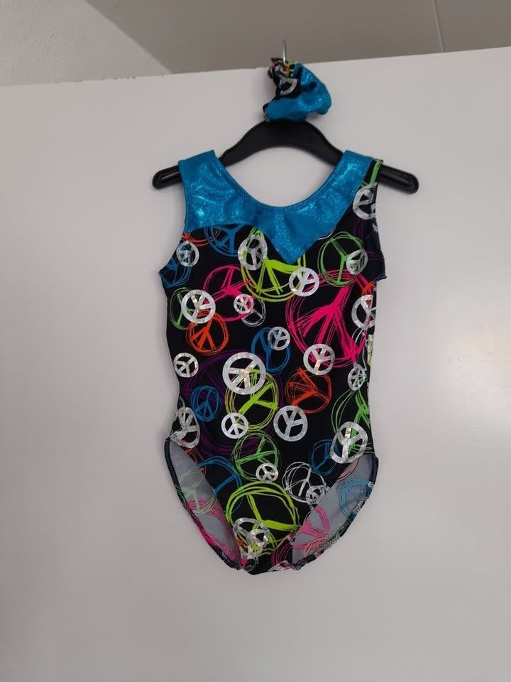Nieuw!! Superleuk, vreedzaam turnpakje maat 116-122, Overige kleuren, Nieuw, Turnpak(je), Kindermaat 122 t/m 140
