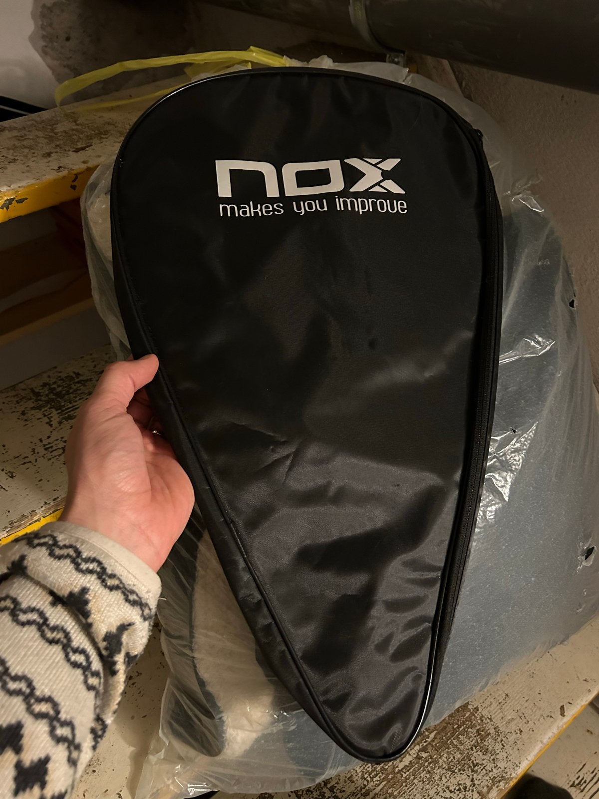 Nox Padelracket Hoes - Bescherm je racket, Ophalen of Verzenden, Zo goed als nieuw, Padel-accessoire