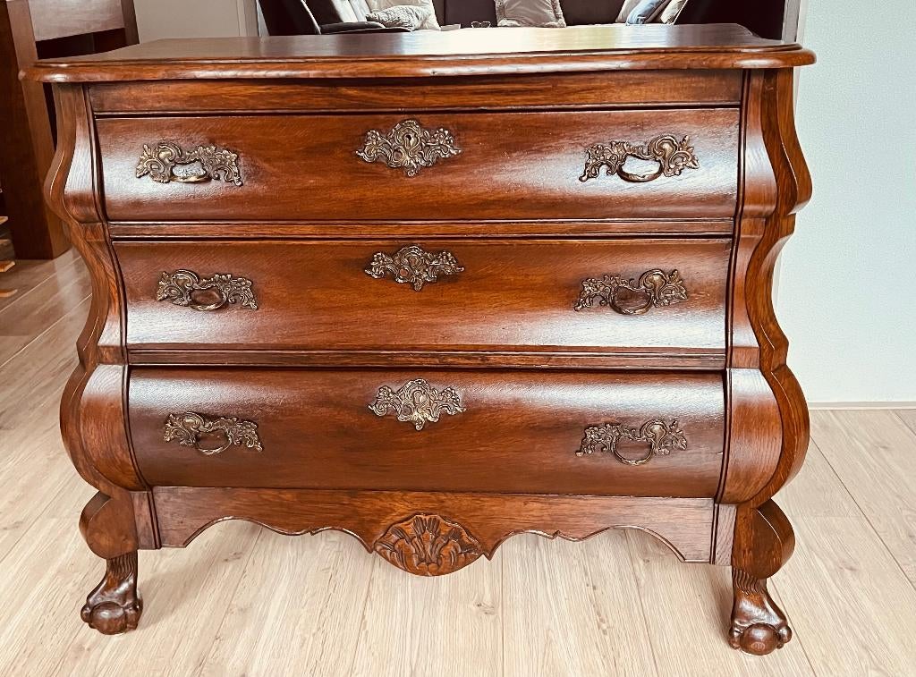 Hollandse Louis Quinze Barok commode, 18e eeuw, Antiek en Kunst, Ophalen