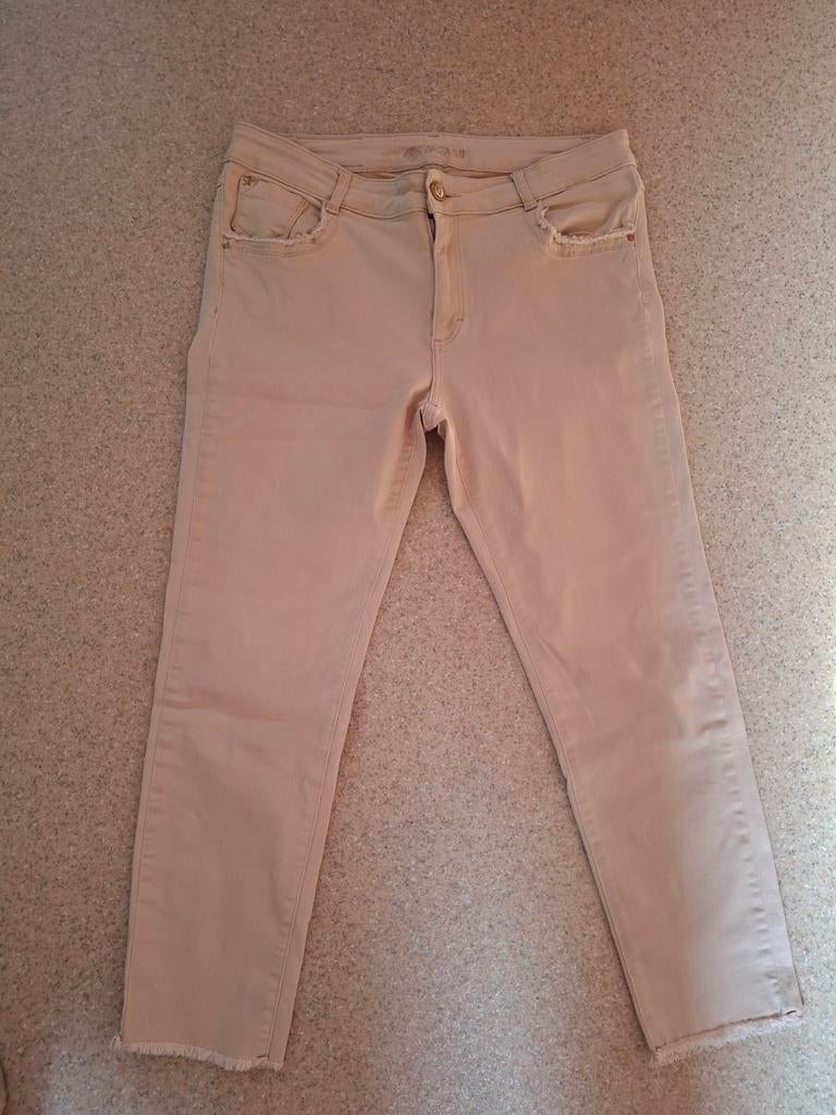 Para mi beige broek maat 44, Para Mi, Beige, Maat 42/44 (L), Ophalen of Verzenden
