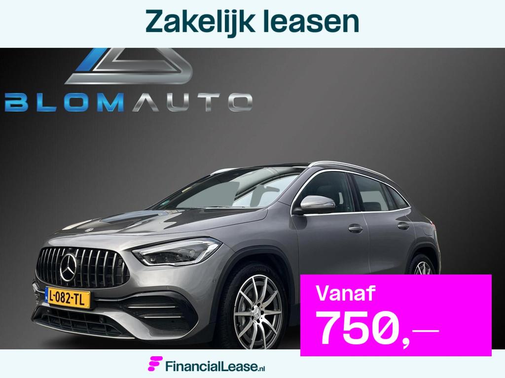 Mercedes GLA AMG 35 4MATIC 306PK PANO+ACC+BURMESTER+HUD, Automaat, 4 cilinders, Automatische klimaatregeling, Bedrijf