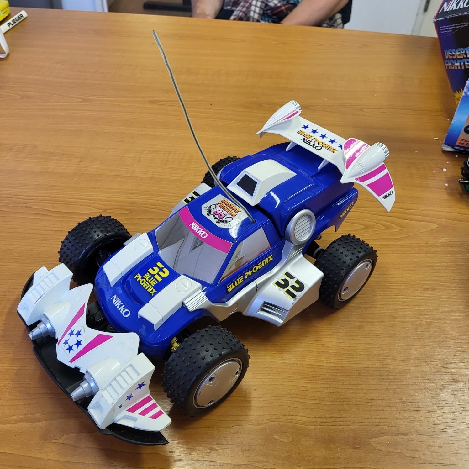 Nikko Desert Fighter Blue Phoenix RC Auto 1:16 Vintage, Elektro, Auto offroad, Ophalen of Verzenden, Zo goed als nieuw