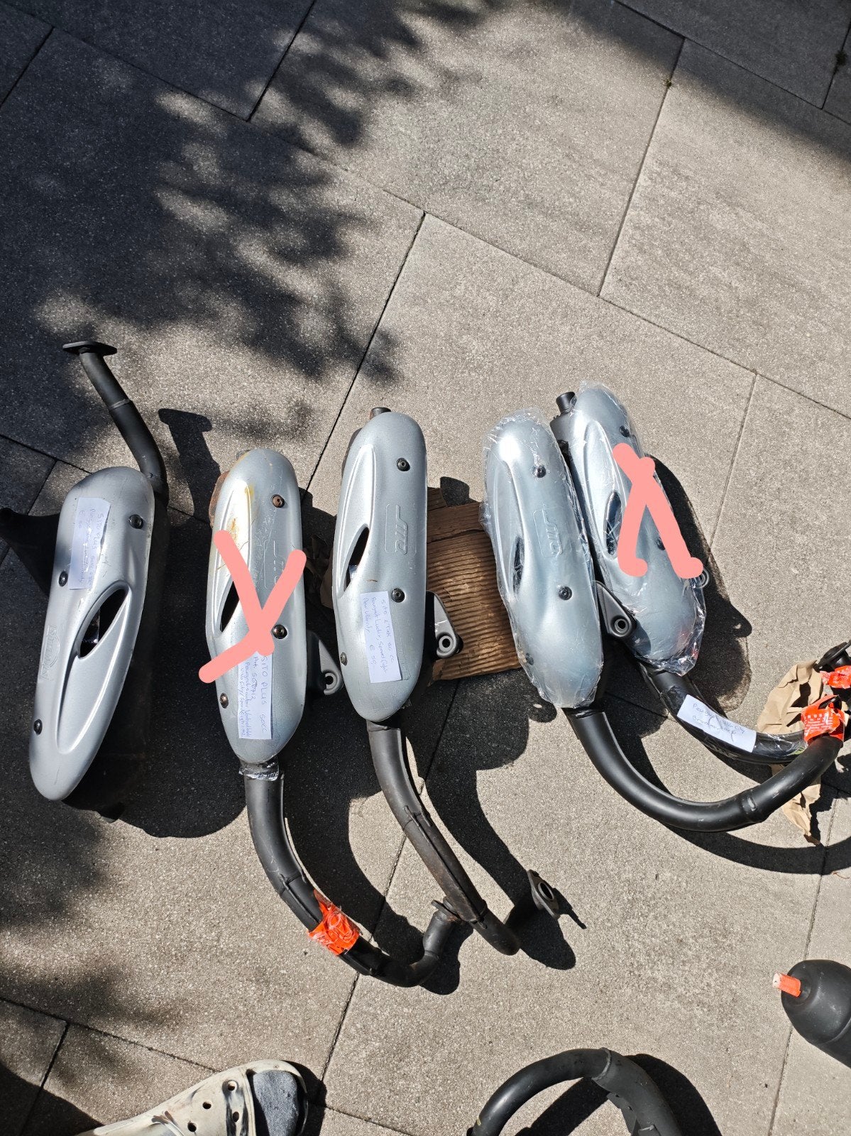 nieuwe Scooter 2 takt uitlaten - Diverse modellen en merken, Ophalen, Nieuw, Uitlaat