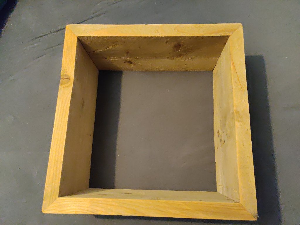Mooie steigerhouten wand kubus, Ophalen of Verzenden, Zo goed als nieuw