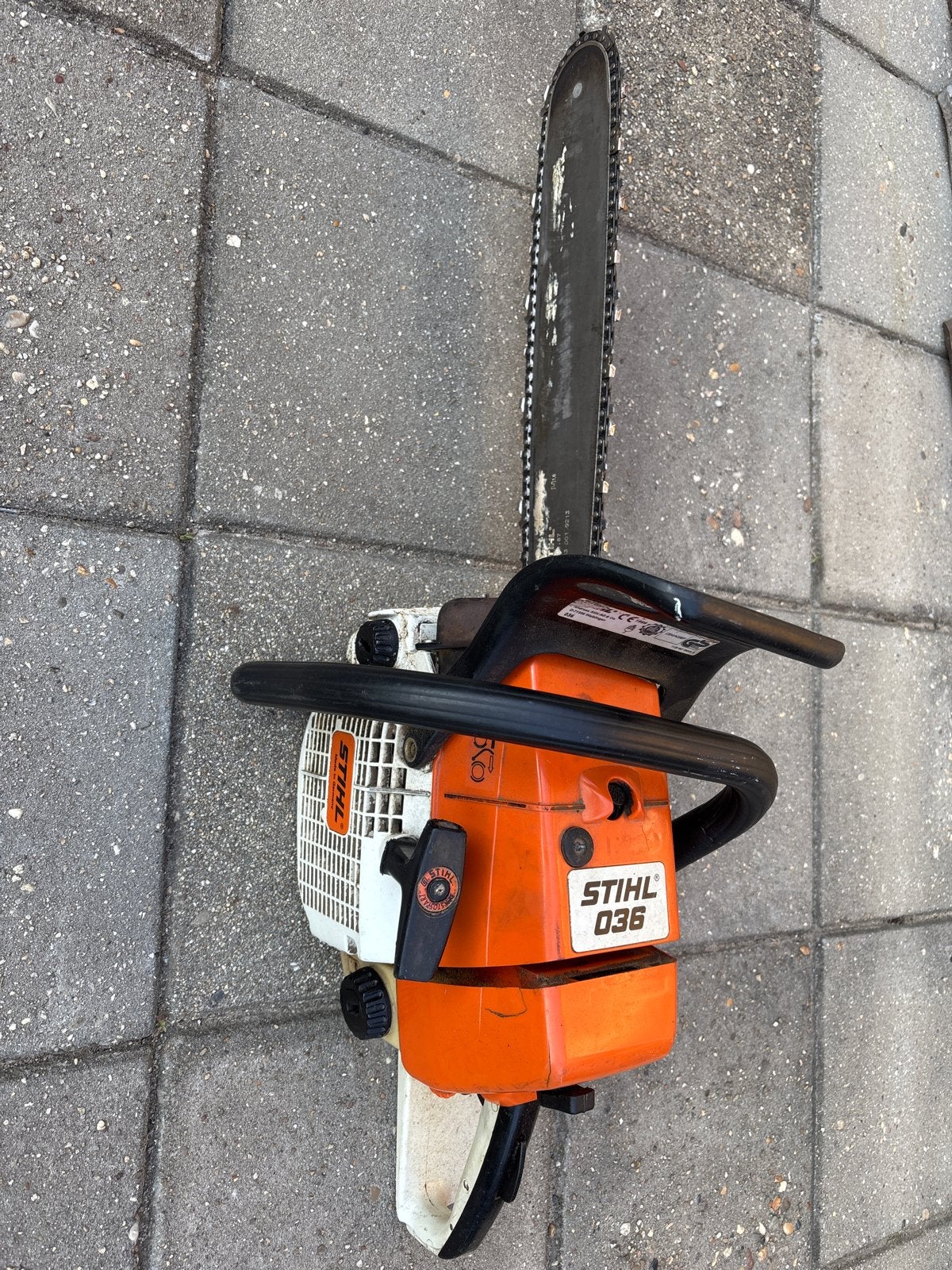 Stihl 036 Kettingzaag voor onderdelen, Ophalen, Gebruikt, 70 mm of meer, Kettingzaag