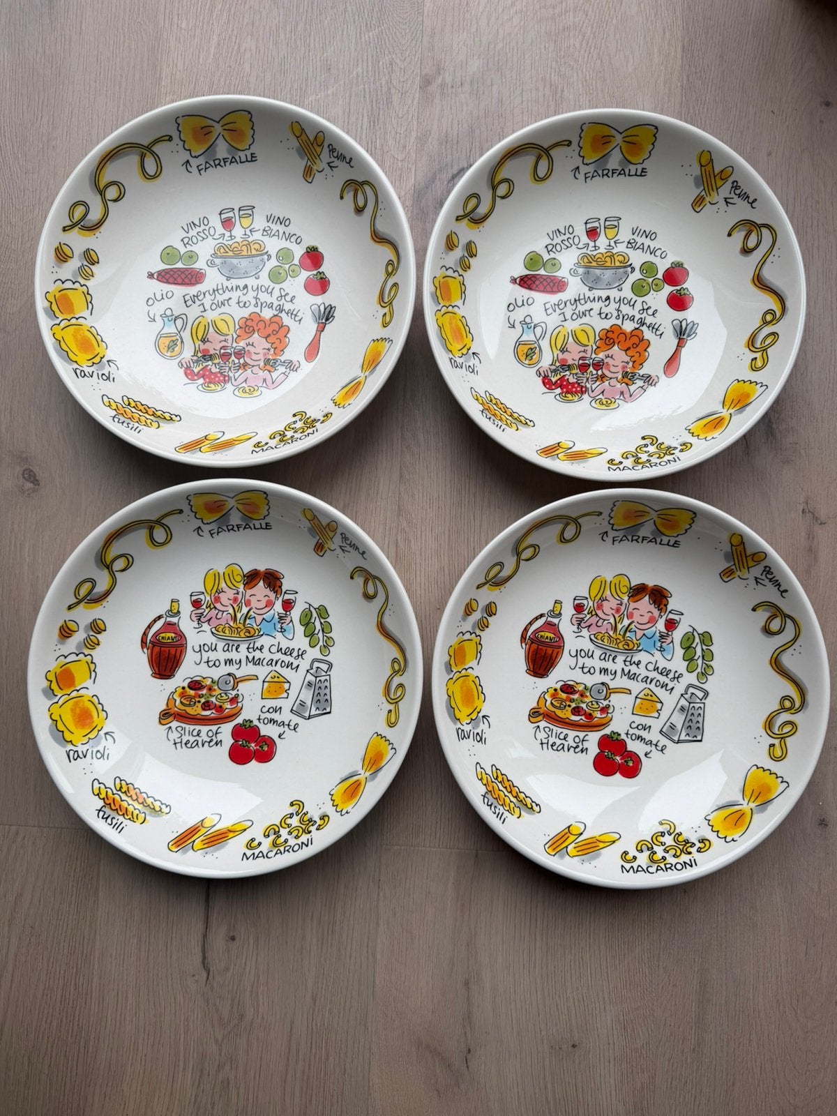 Blond Amsterdam pasta borden, Ophalen, Nieuw