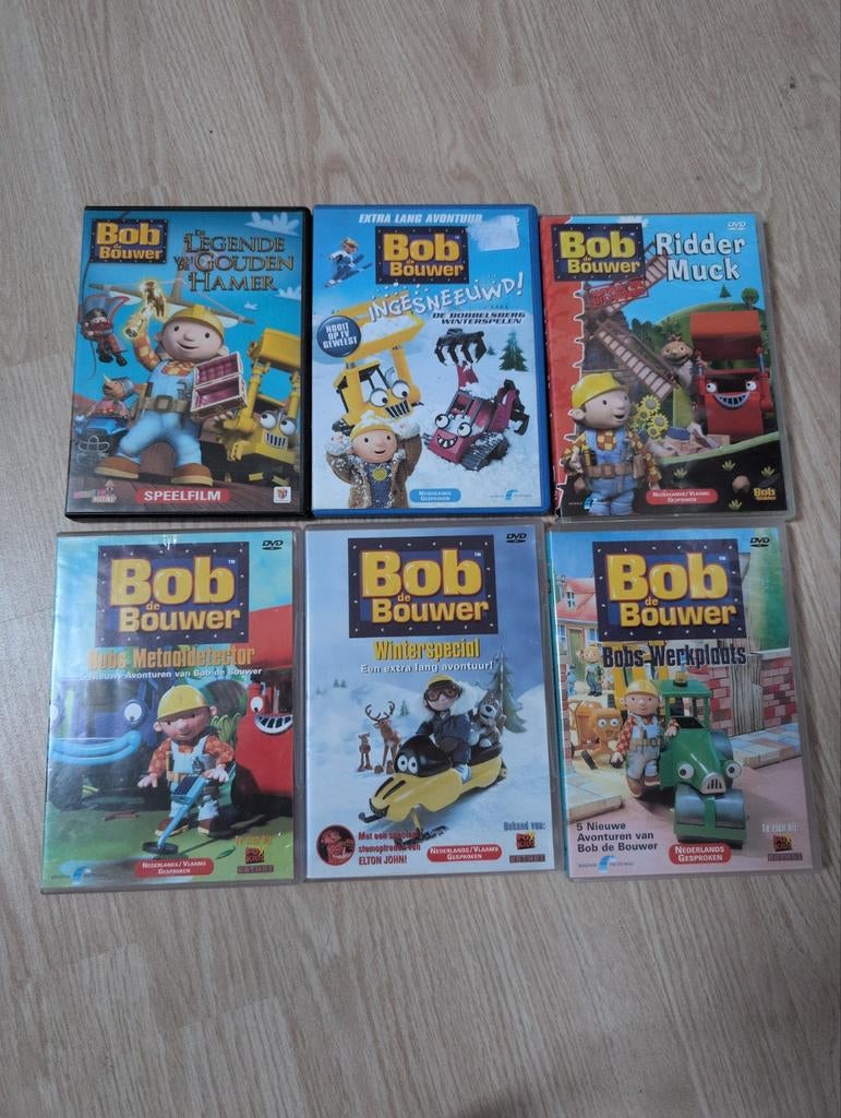 Bob de bouwer 6 dvd's, Ophalen of Verzenden